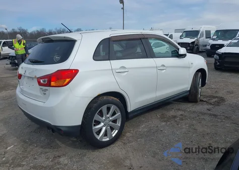 2014 Mitsubishi Outlander Sport Es из США, поврежденный, VIN 4A4AR3AU3EE018993
